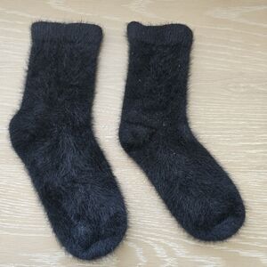 Angora Black Women's Socks